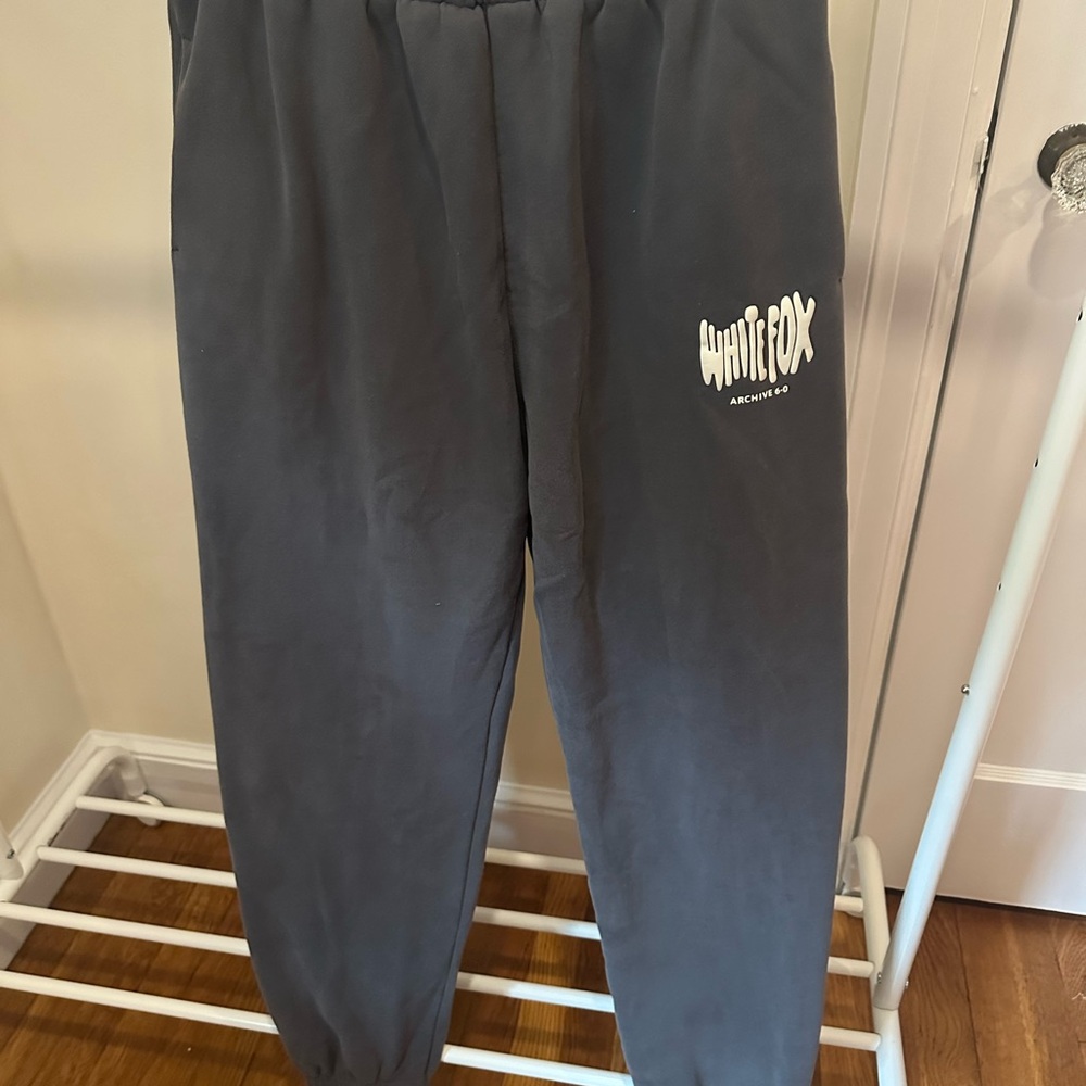 White Fox Boutique Gray Track Pants